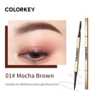 Colorkey Triangle Chiseled Eyebrow Pencil Dual-ended Waterproof Lasting Beginner Makeup