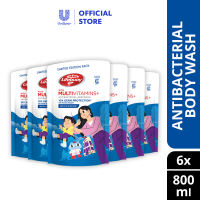 [Bundle of 6] Lifebuoy Antibacterial Body Wash Gentle Skin Care Refill Pack 800ml