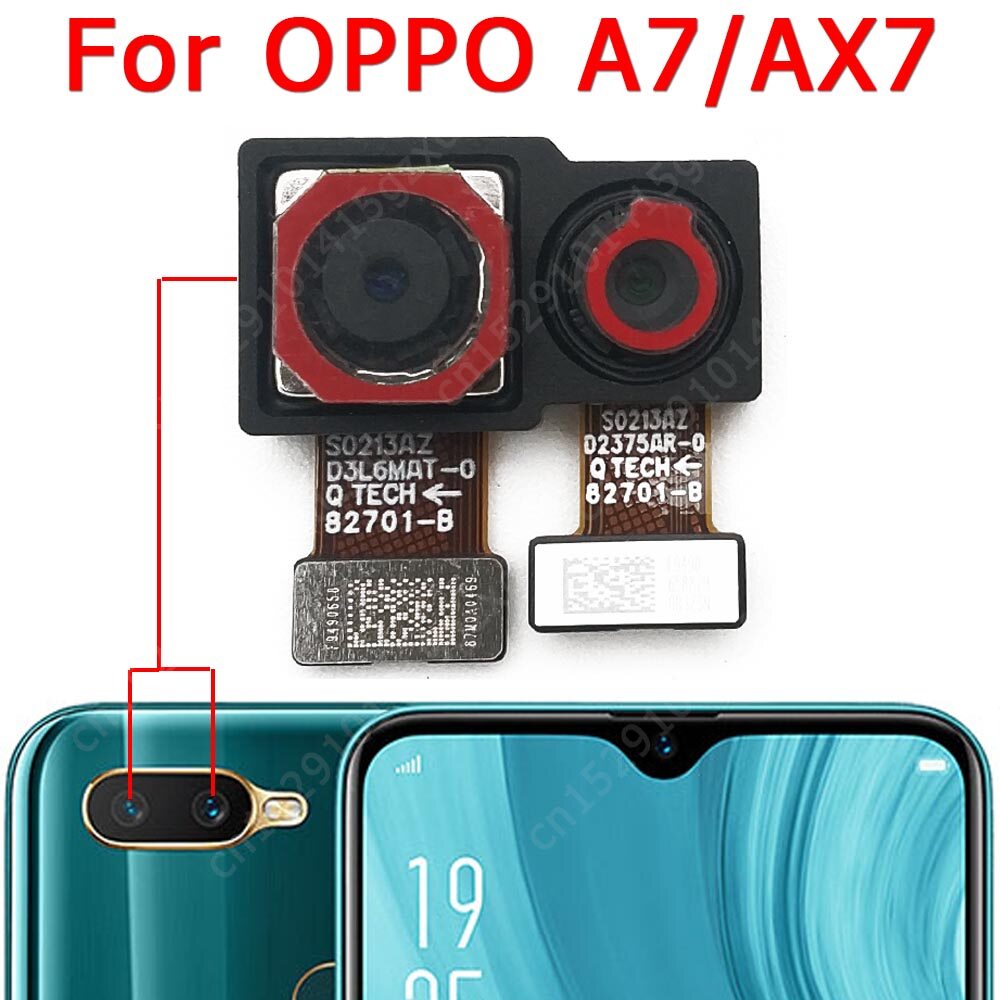 Camera Trước Sau Chính Hãng, Dành Cho Mô Đun Camera Đối Mặt Chính Của Oppo A7 AX7 Linh Kiện Thay Thế Linh Hoạt