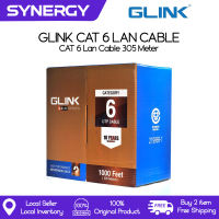 Kabel Rangkaian LAN Glink UTP Cat 6 dengan 24AWG / 23AWG 305 Meter