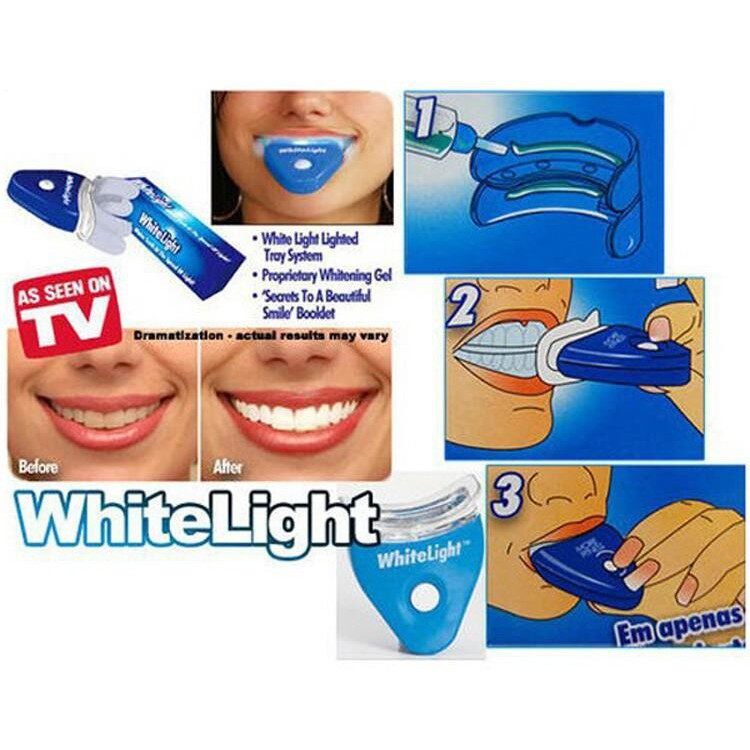 White Light Fast Teeth Whitening Using Light Technology