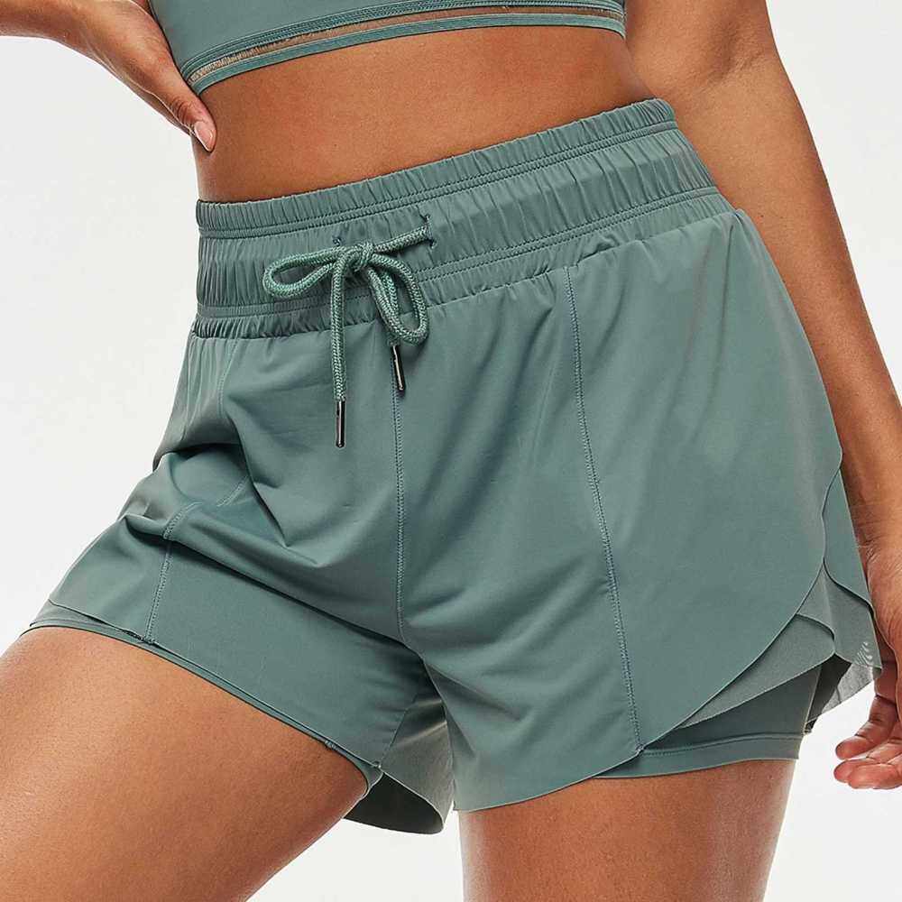 in Women Sport Shorts Elastic Waist Quick Dry Gym Workout Yoga