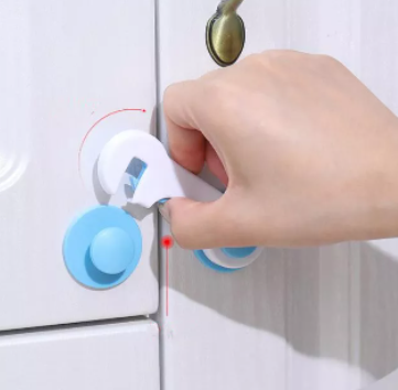 Child Baby Safety Lock Cupboard Cabinet Door Drawer Security Lock Non Adjustable