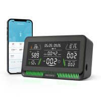 INKBIRD IAQM-129-W 10-in-1 WiFi Air Quality Meter CO2 Temperature Humidity AQI PM2.5 PM10 HCHO TVOC Detector