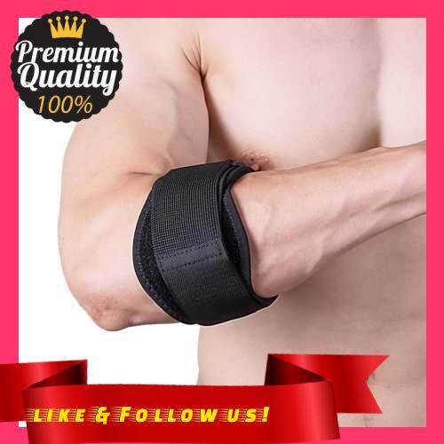 People\'s Choice Adjustable Elbow Brace Tennis Elbow Support Wrap Elbow Forearm Belt Elbow Protector for Tennis Elbow Arthritis Pain Relief (Standard)