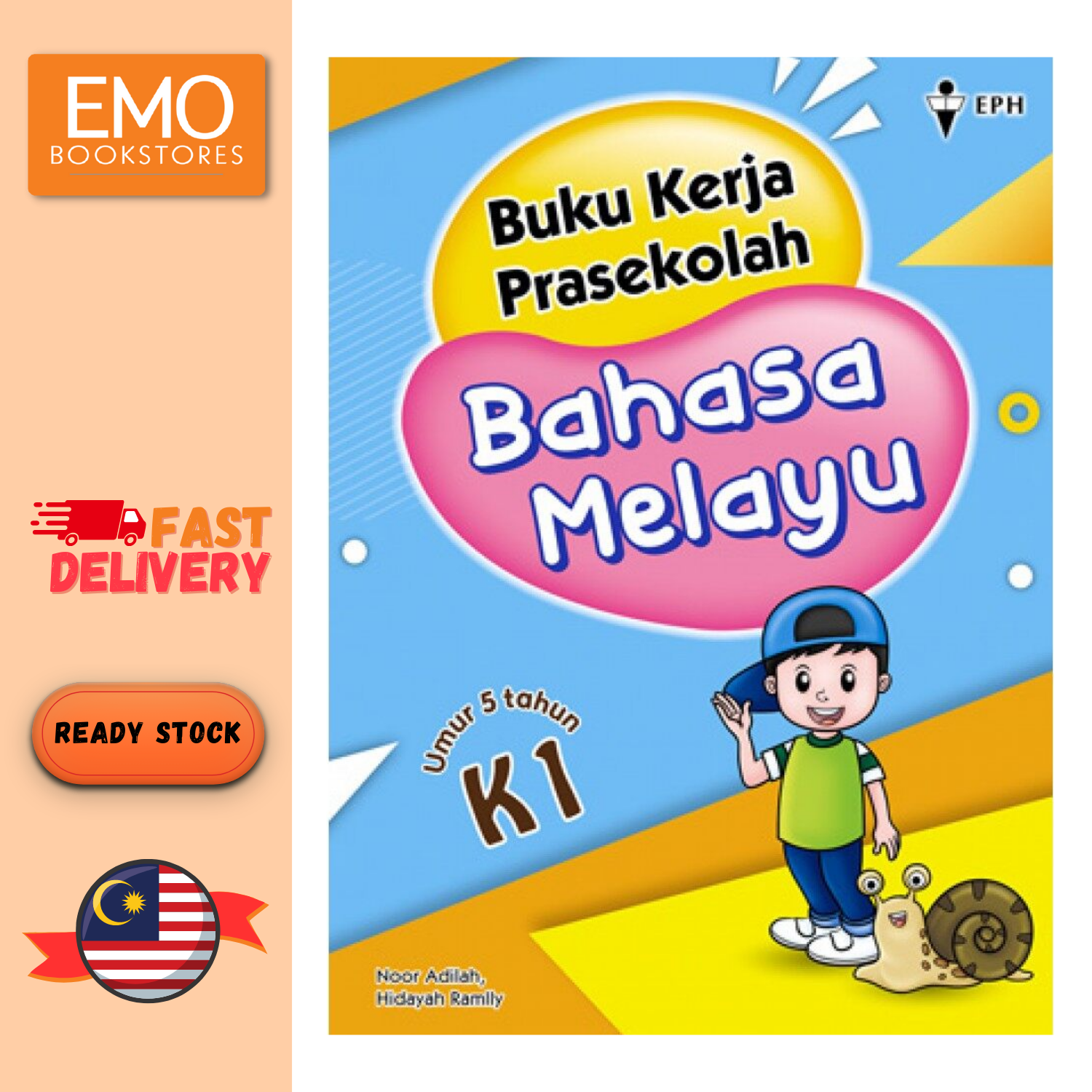 Buku Kerja Prasekolah Bahasa Melayu K1 (ISBN: 9789672503057)