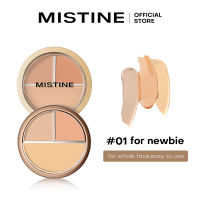 MISTINE Full Coverage Flawless 3 Color Cream Concealer Natural Invisible Acne 6g