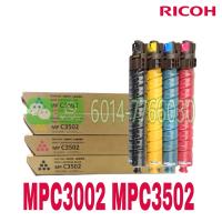 Original Quality Japan Ricoh Aficio MPC3002 MPC3502 MPC 3002 3502 MP C3002 C3502 Color Toner Cartridge Japan