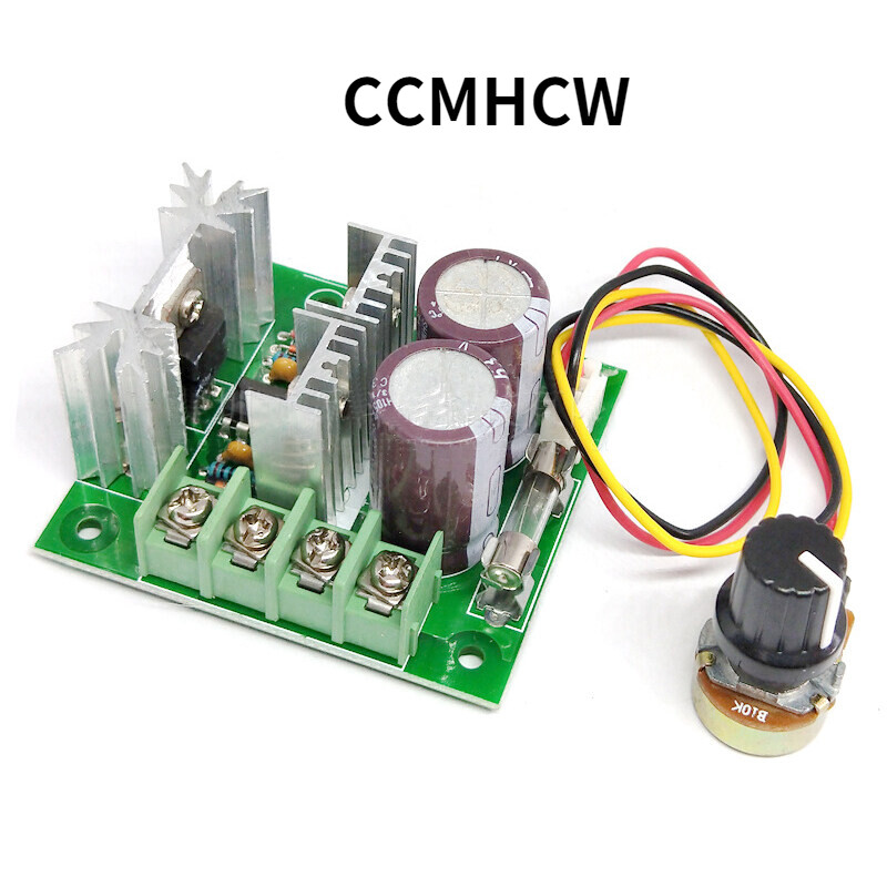 Có thể điều chỉnh Bộ điều khiển tốc độ động cơ dòng điện một chiều DC 12V-40V 400W 10A chiết áp động cơ PWM điều khiển mô-đun 13kHz 24V 36V ccmhc ccmhcw