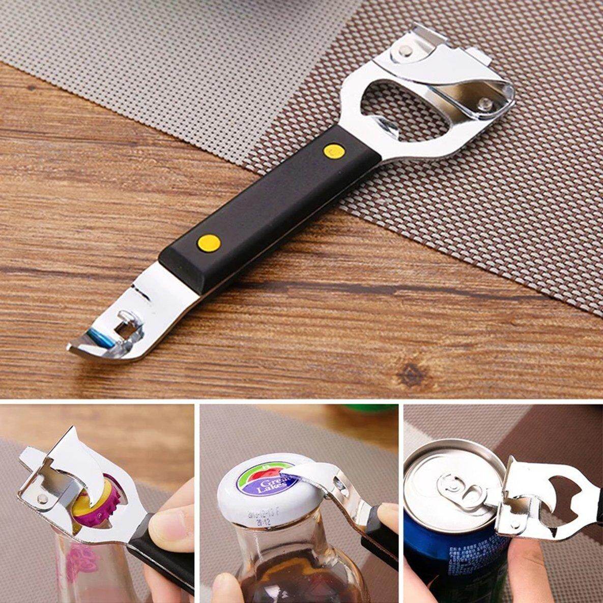 Dụng cụ mở lon bia chất liệu thép không gỉ đa năng - INTL