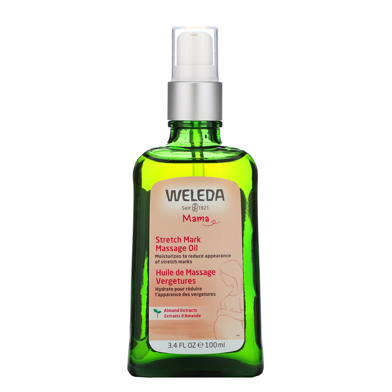 [PRE-ORDER] Weleda Mama Stretch Mark Massage Oil Almond Extracts 3.4 fl oz (100 ml)