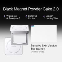 【2.0】Carslan Black Magnet Compact Powder Long Lasting Oil Control Waterproof Sweatproof 8g