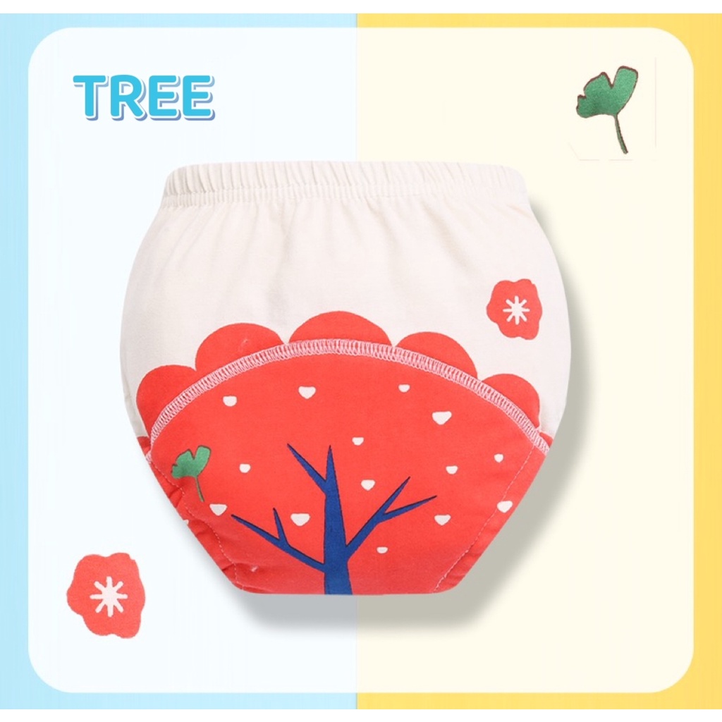 6 Layers Kids Potty Training Pants Baby Underwear Diaper Pant Seluar Kencing Bayi Learning PantS