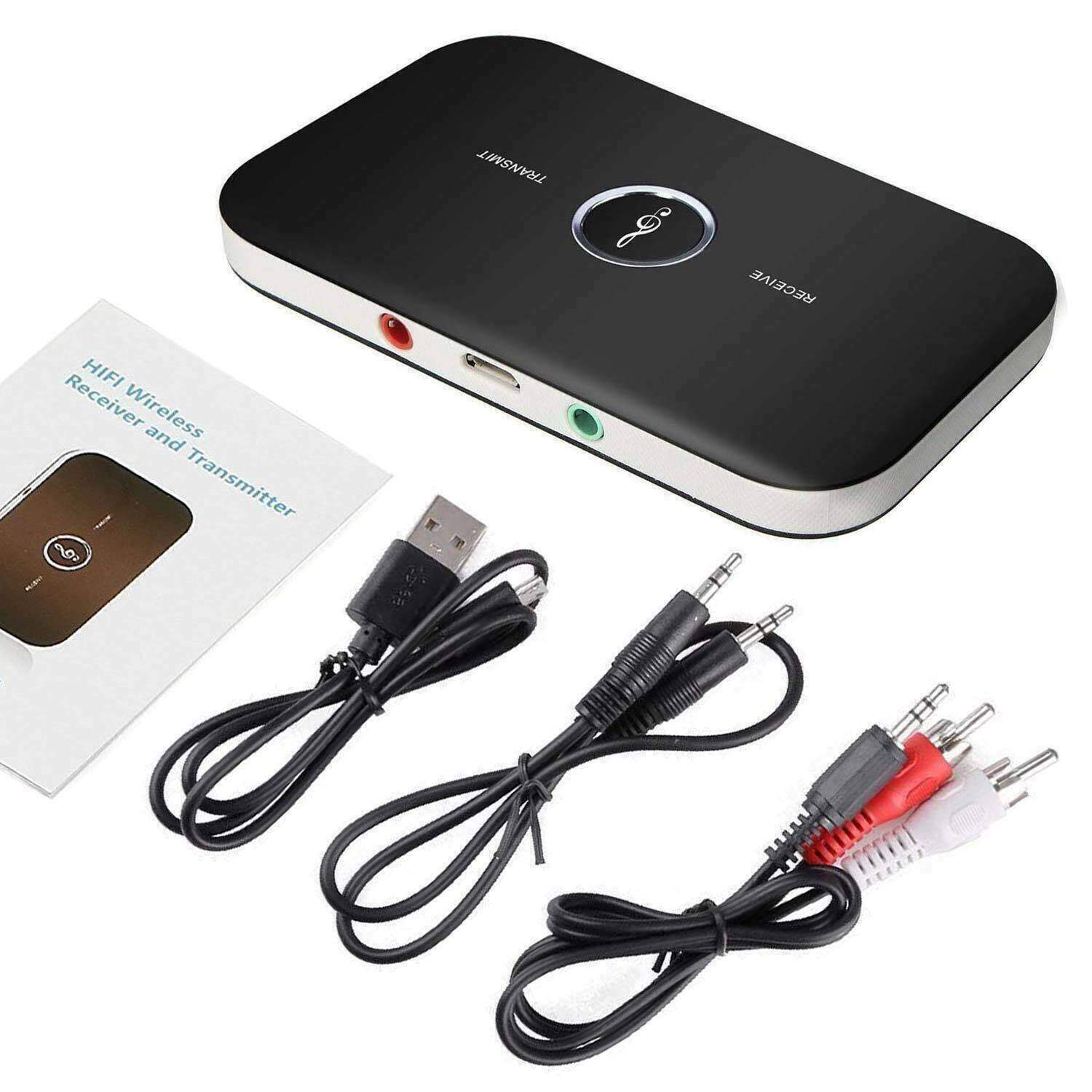 2in 1 bộ phát Bluetooth & nhận không dây A2DP nhà TV stereo đầu chuyển âm thanh