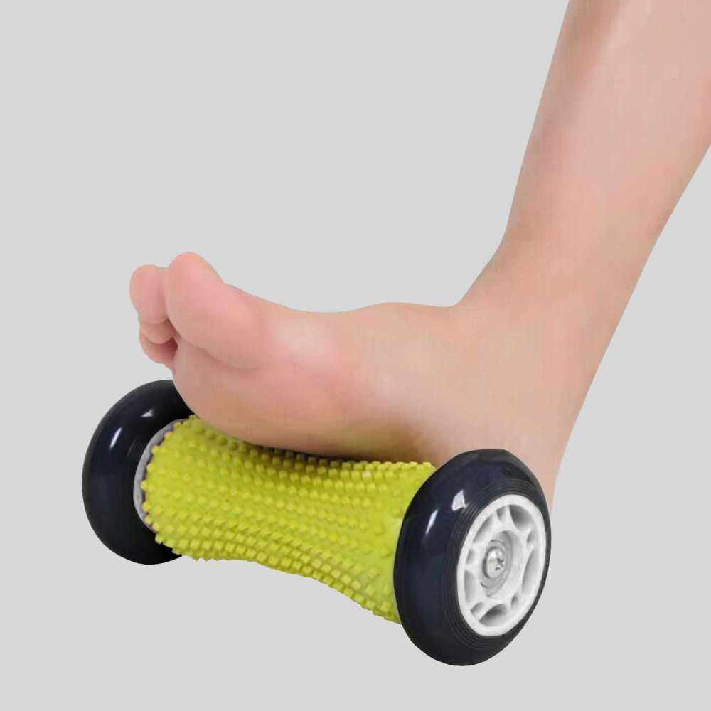 Foot Massager Roller Portable Running Yoga Sport Muscle Relax Plantar Fasciitis Therapy for Office Home Gym (Black)