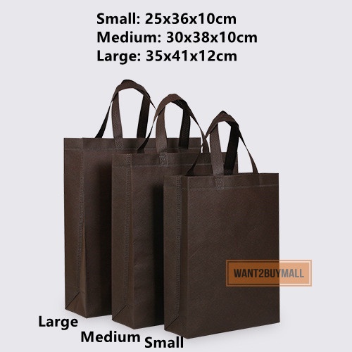 🇲🇾 A4 Size Plain Non Woven Bag Eco Friendly Reuseable Recycle Go Green Shopping Corporate Gift School Murah Beg Kain
