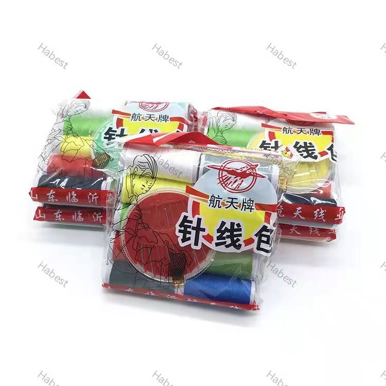 [10 Benang+1Set Jarum] Sewing Thread Portable Travel Sewing Embroidery Threads Craft Sewing Kits Home Sewing Threads