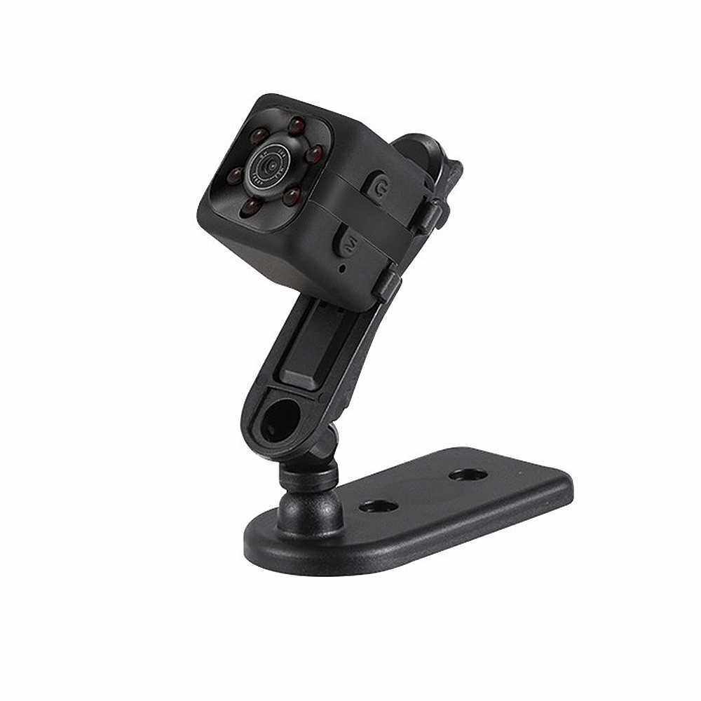 SQ11 Mini Camera Upgrade HD Camera 720P Video Camera with Night Vision for Outdoor Aerial DV Black (Black)