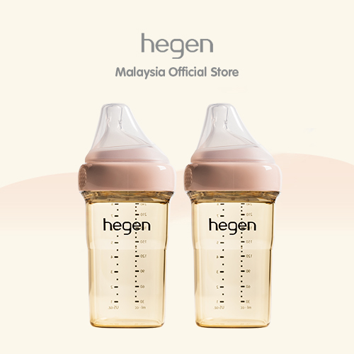 Hegen PCTO™ 240ml/8oz Feeding Bottle PPSU (2-pack) Pink