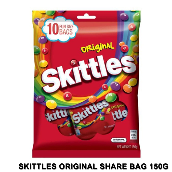Skittles Original Candy Share Bag 150g