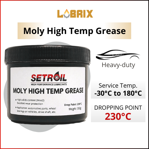 LUBRIX Setroil Moly Grease High Temp Grease Drive Shaft Grease CV Joint
