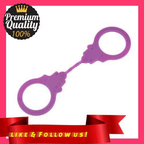 People\'s Choice BDSM Bondage Handcuffs Slave Restraints Soft Silicone Handcuff Sex Toys Erotic Fetish Couple Game Adult Product (Purple)