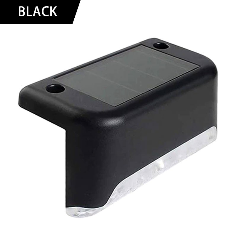 《 𝗟 𝗦𝗛𝗔𝗣𝗘 》IPX5 Waterproof Stair Step Deck LED Solar Lamp Path Outdoor Garden Landscape Balcony Fence Light Lampu 户外太阳能灯