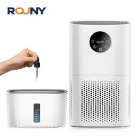 ROUNY  2-in-1 Air Purifier with Humidifier Combo for Home Allergies and Pets Hair  H13 True HEPA Filter，White
