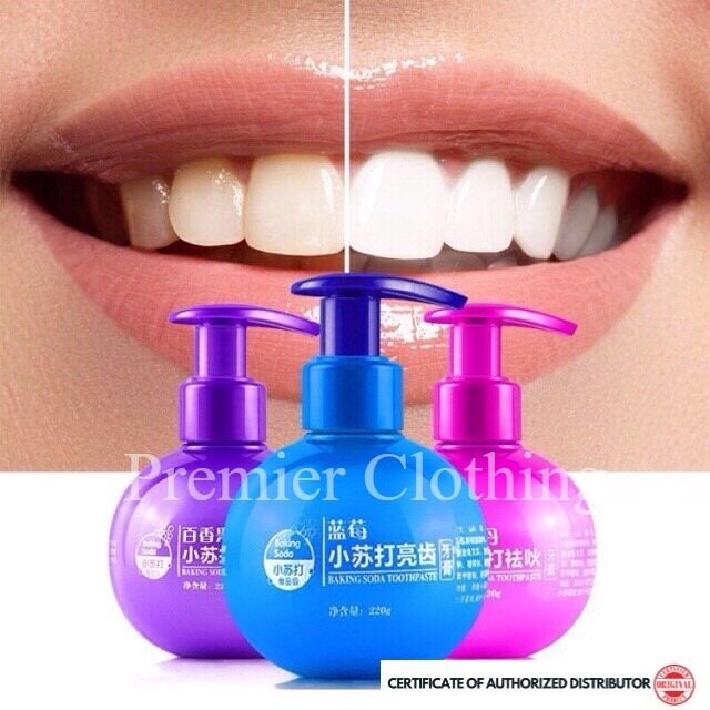 Original Baking Soda Whitening Toothpaste Pemutih Gigi 