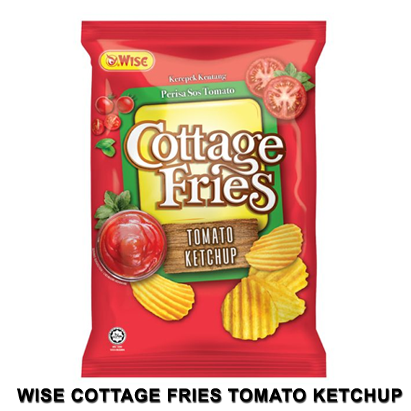 Wise Cottage Fries Tomato Ketchup Potato Chips 160G