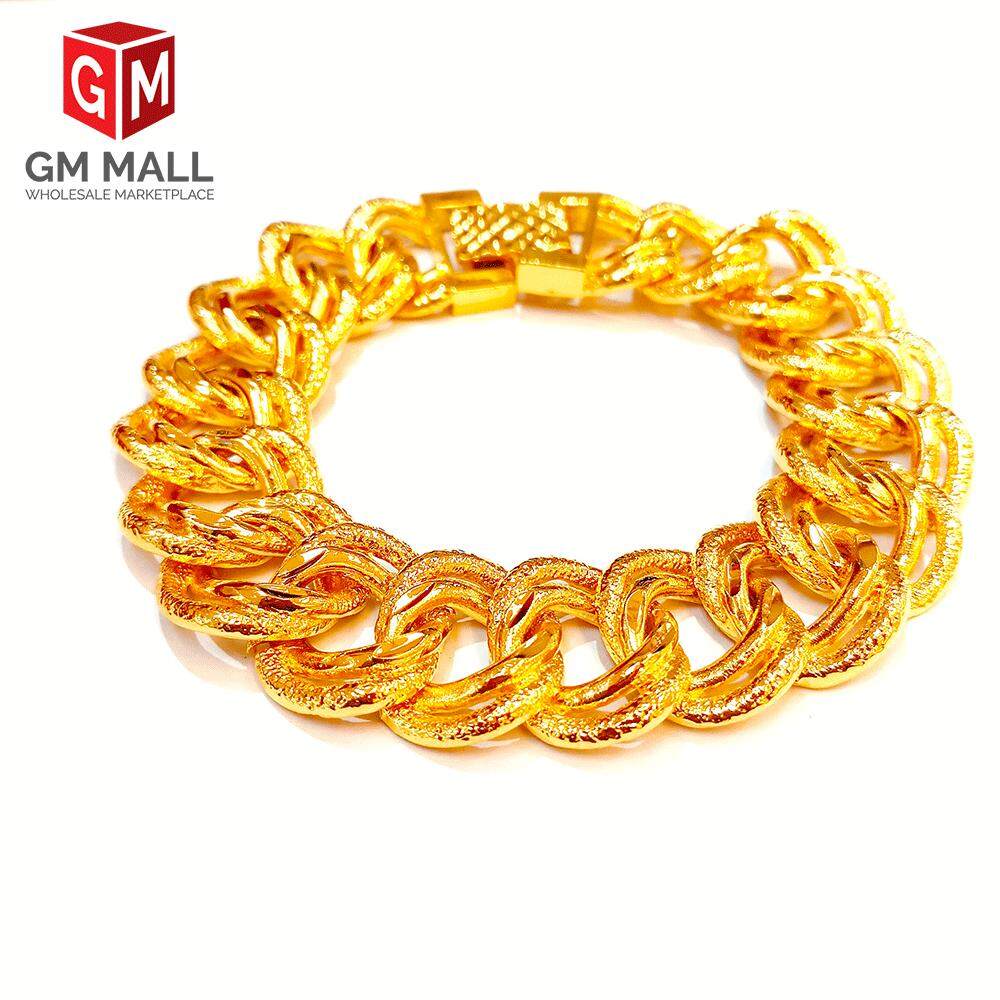 GM Mall Emas Korea Jewellery Coco Bracelet - Gelang Tangan Coco L Gold Plated (EK-2184-6)