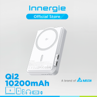 Innergie 10200 mAh Qi2 45W Magnetic Battery Pack 2 ports USB-C Qi2 45W fast charging for Apple MagSafe & Samsung AFC Support USB PD 3.0 (PPS) / QC 4.0 / Samsung AFC for Samsung S25/ iPhone 16 / iPhone 15 / iPad Pro / Switch