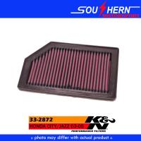 HONDA CITY/JAZZ 03-05(33-2872)-K&N AIR FILTER