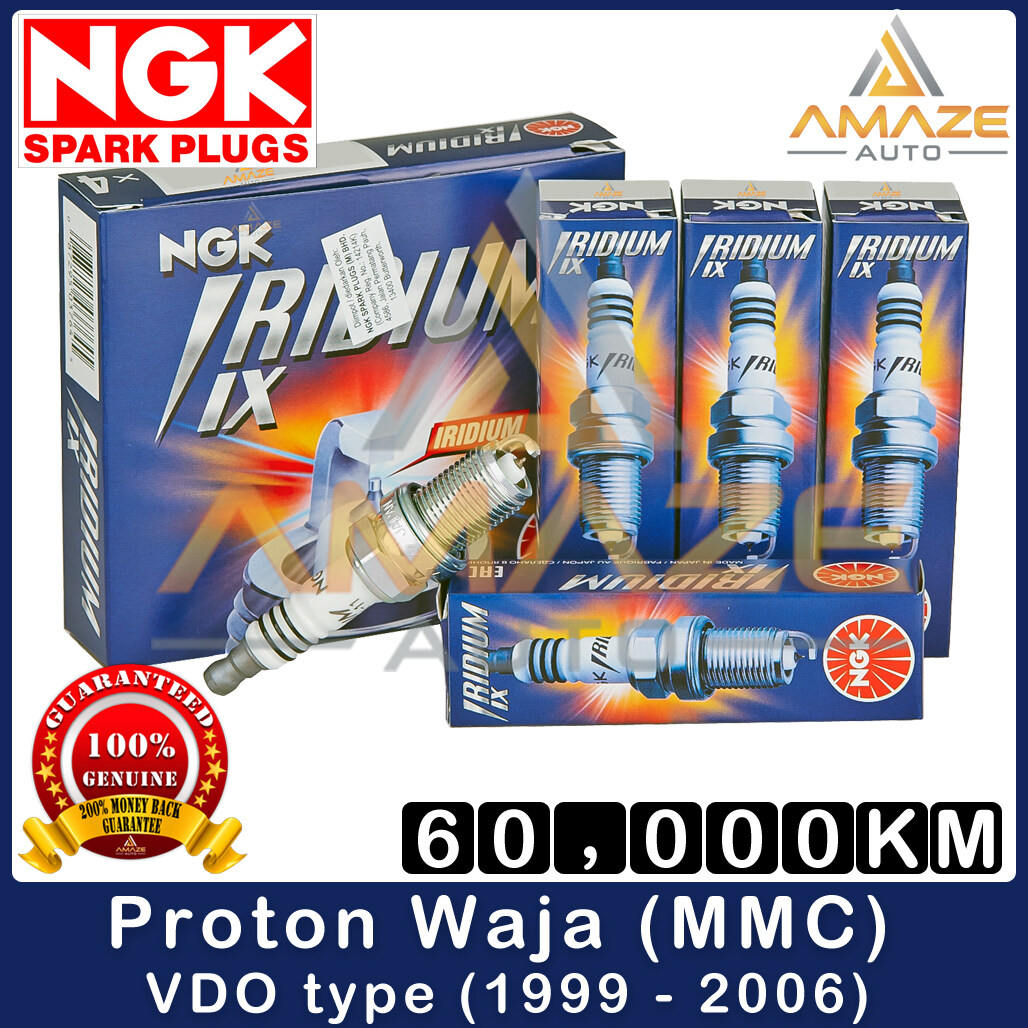 NGK Iridium IX Spark Plug for Proton Waja 1.6 & 1.8 (VDO Type) (1999-2006) - 60,000KM High Performance Spark Plug [Amaze Autoparts]