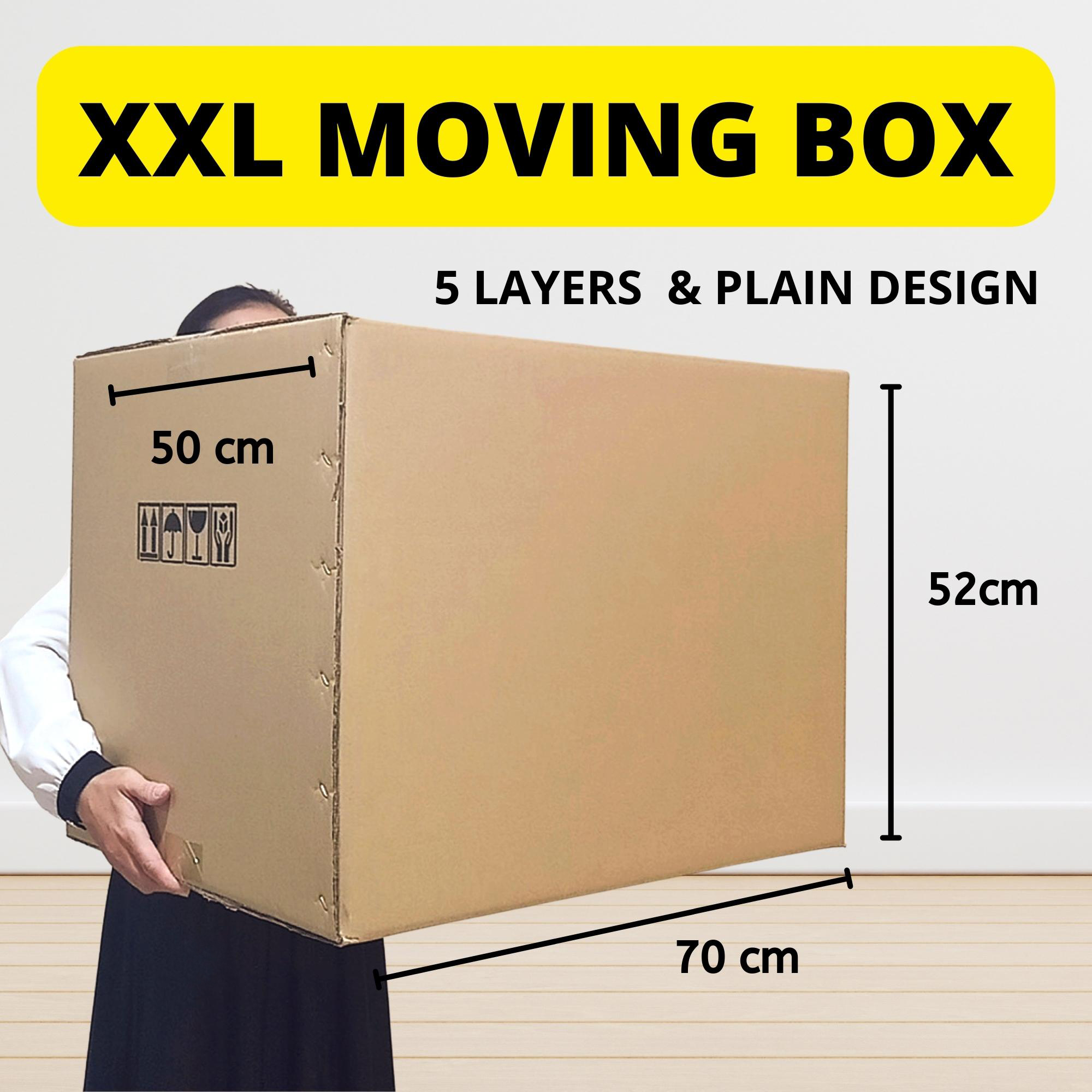 5 Pcs XXL Box Carton 5 Layers Double Wall Moving Box