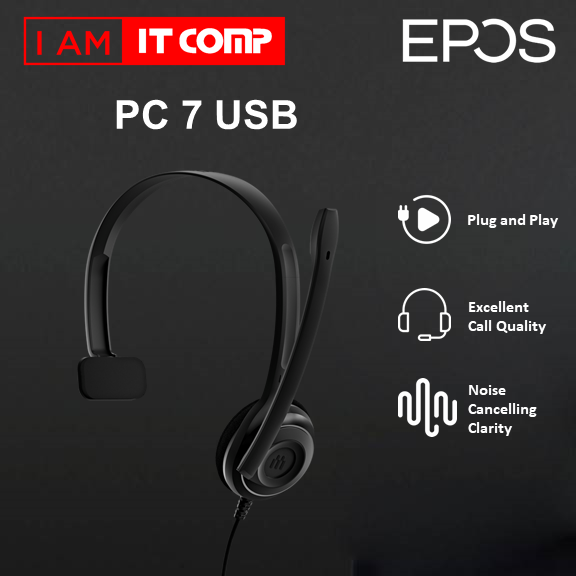 EPOS PC 7 USB Mono USB Headset