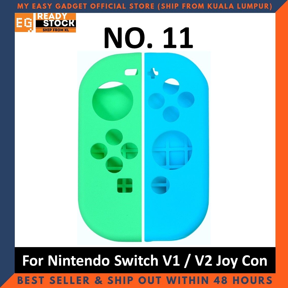 Nintendo Switch OLED / Switch V2 Joy-con Silicone Rubber Skin Case Cover Joy Con Case Joycon Grip Cover