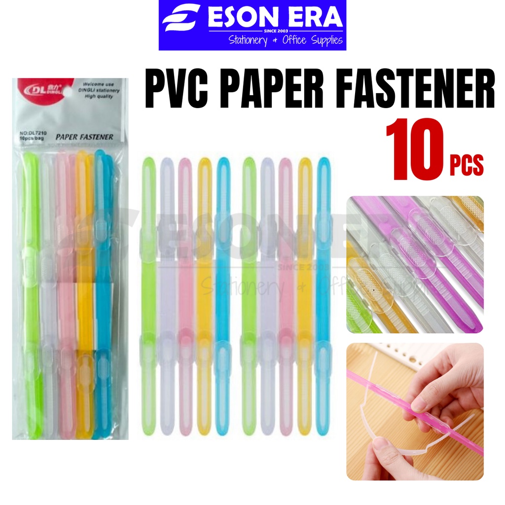 Paper Fastener PP 10pcs/Pack Mix Colour