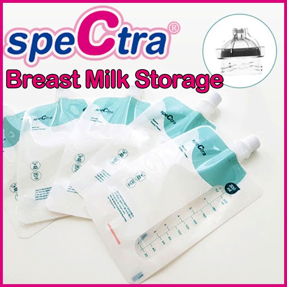 Spectra 10 PCS Easy Breast Milk Storage Pack Temperature Sensing Type UP