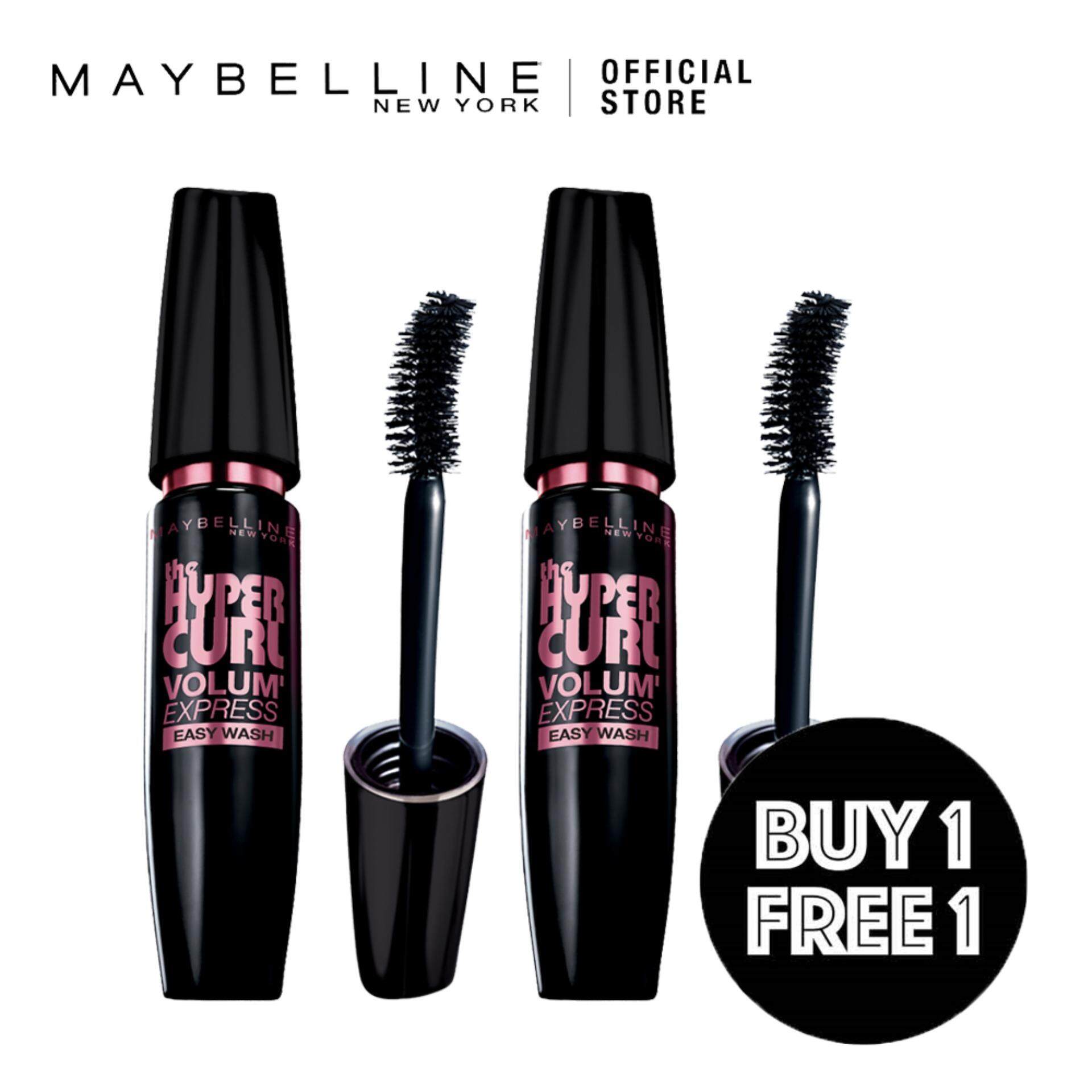 [B1F1] Maybelline Hypercurl Volum' Express Easy Wash Mascara Black
