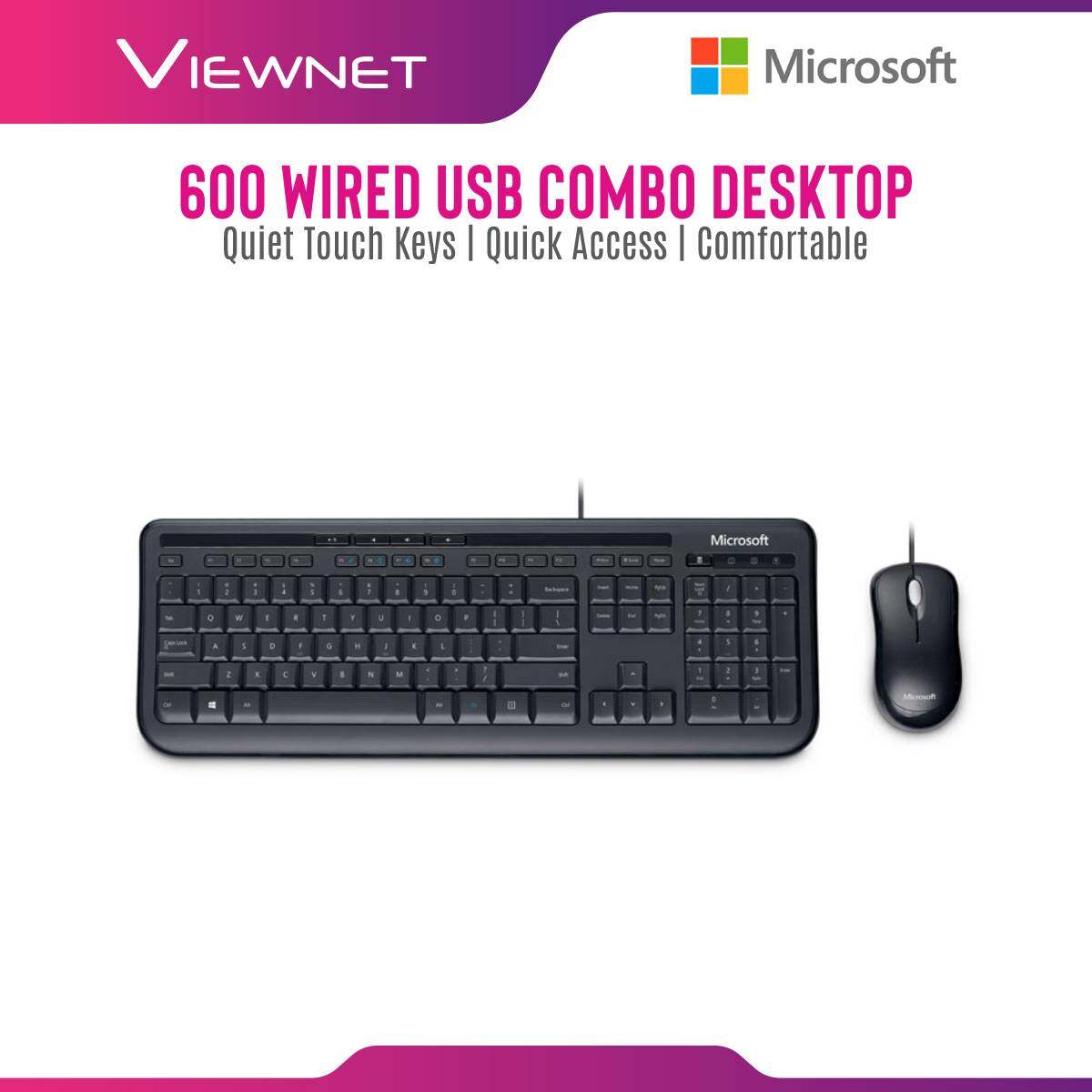 Microsoft 600 Wired Usb Combo Desktop (APB-00018)