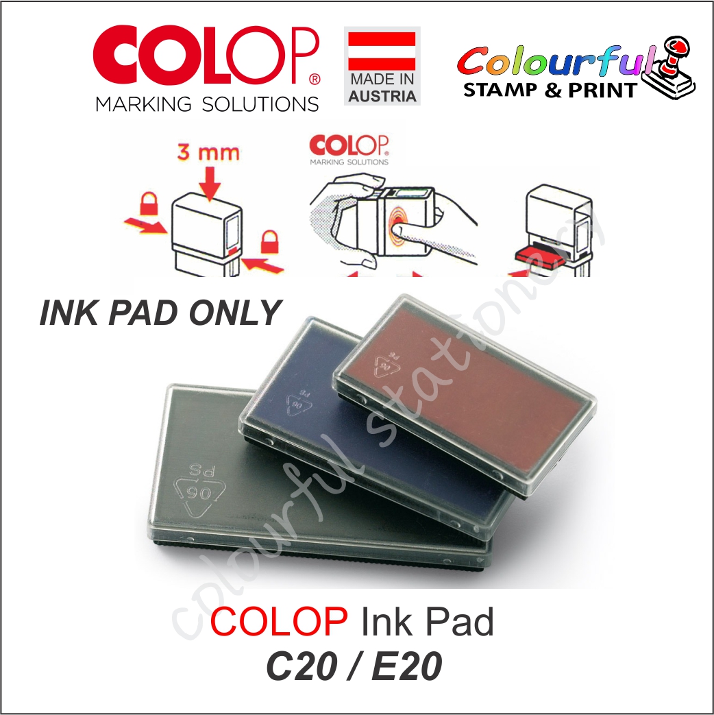 COLOP Customized Rubber Stamps - Printer Compact c10 c20 c30 c40.
