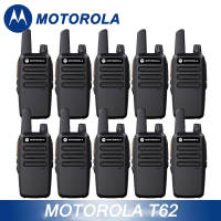 2pcsMini Motorola Walkie Talkie Kids 10KM T62 10W High Power 16 Channels Radio 5800mAh IP54 Waterproof UHF Hotel/Outdoor