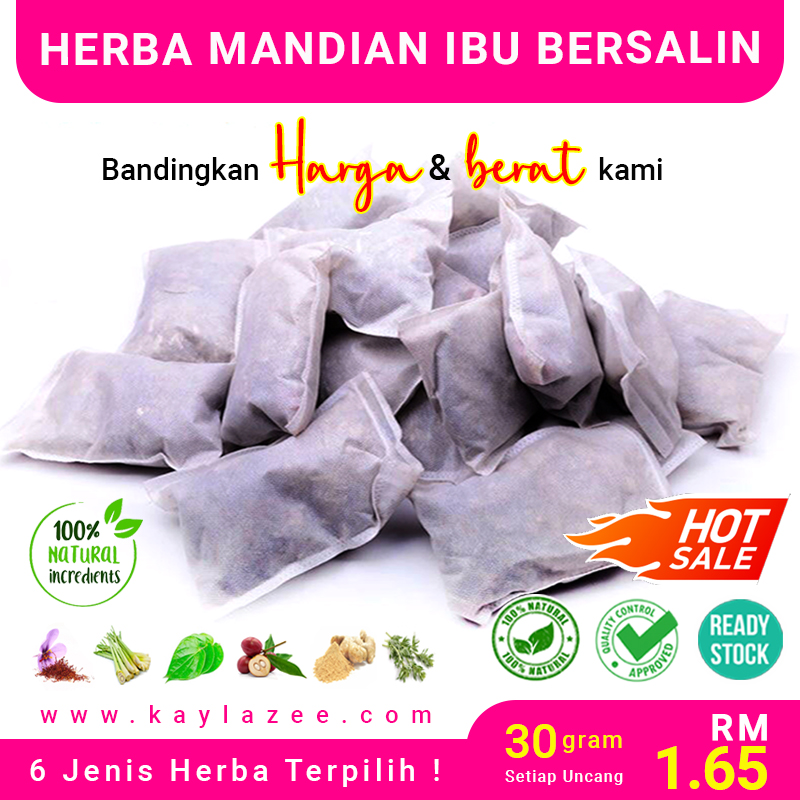 Herba Mandian Ibu Bersalin/ Mandian Berpantang/ Mandian Daun Herba 30g