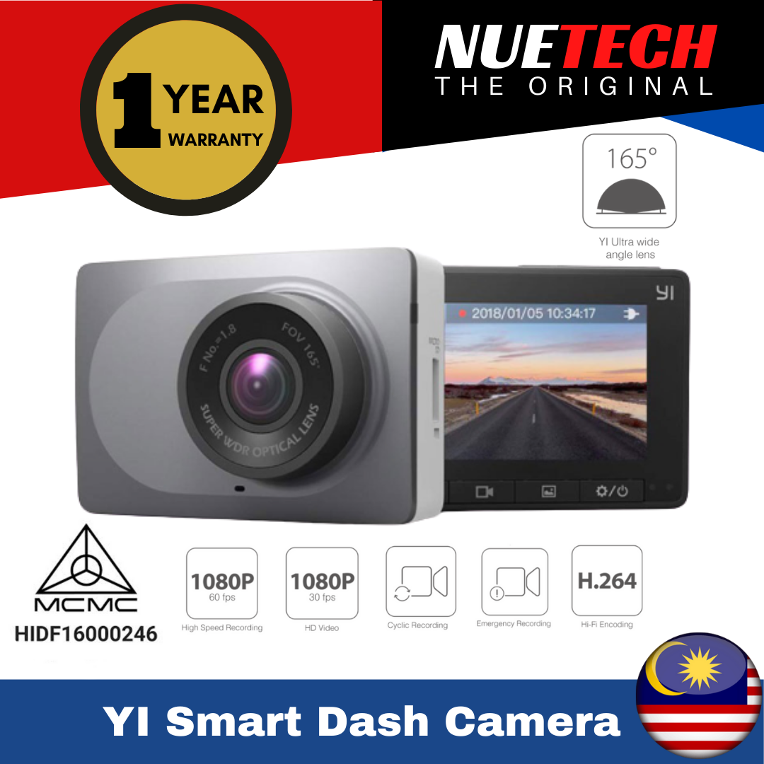[English Version] Yi Smart Dash Cam 1080p Yi Dashcam Car 165 degree Yi Dash Camera Night Vision dashboard camera