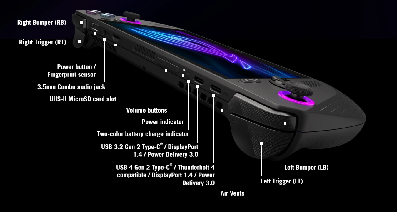 ASUS ROG XBOX Ally 512G/Xbox Ally X 1TB AMD Ryzen™ AI Z2