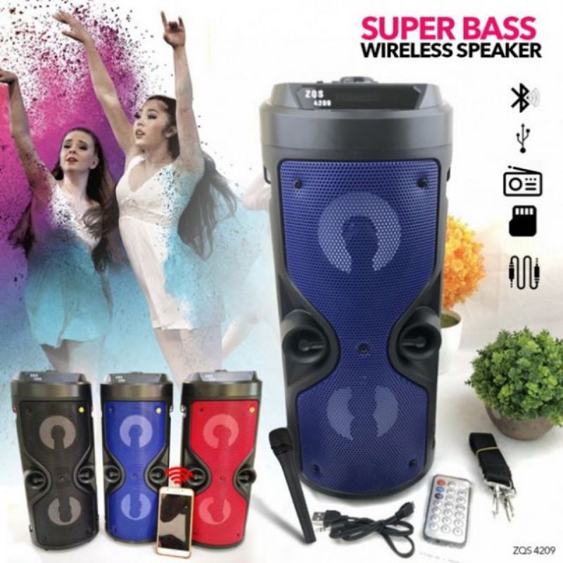 Super Bass BT Wireless Speaker ZQS-