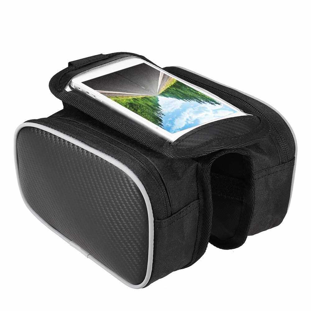 Lixada Bicycle Front Frame Touchscreen Phone Bag (Standard)