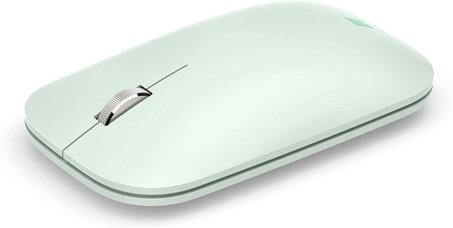 Microsoft Modern Mobile Bluetooth Mouse (KTF-00005) Black , (KTF-00020) Mint ,(KTF-00032) Pastel Blue , (KTF-00044) Peach , (KTF00060) Glacier