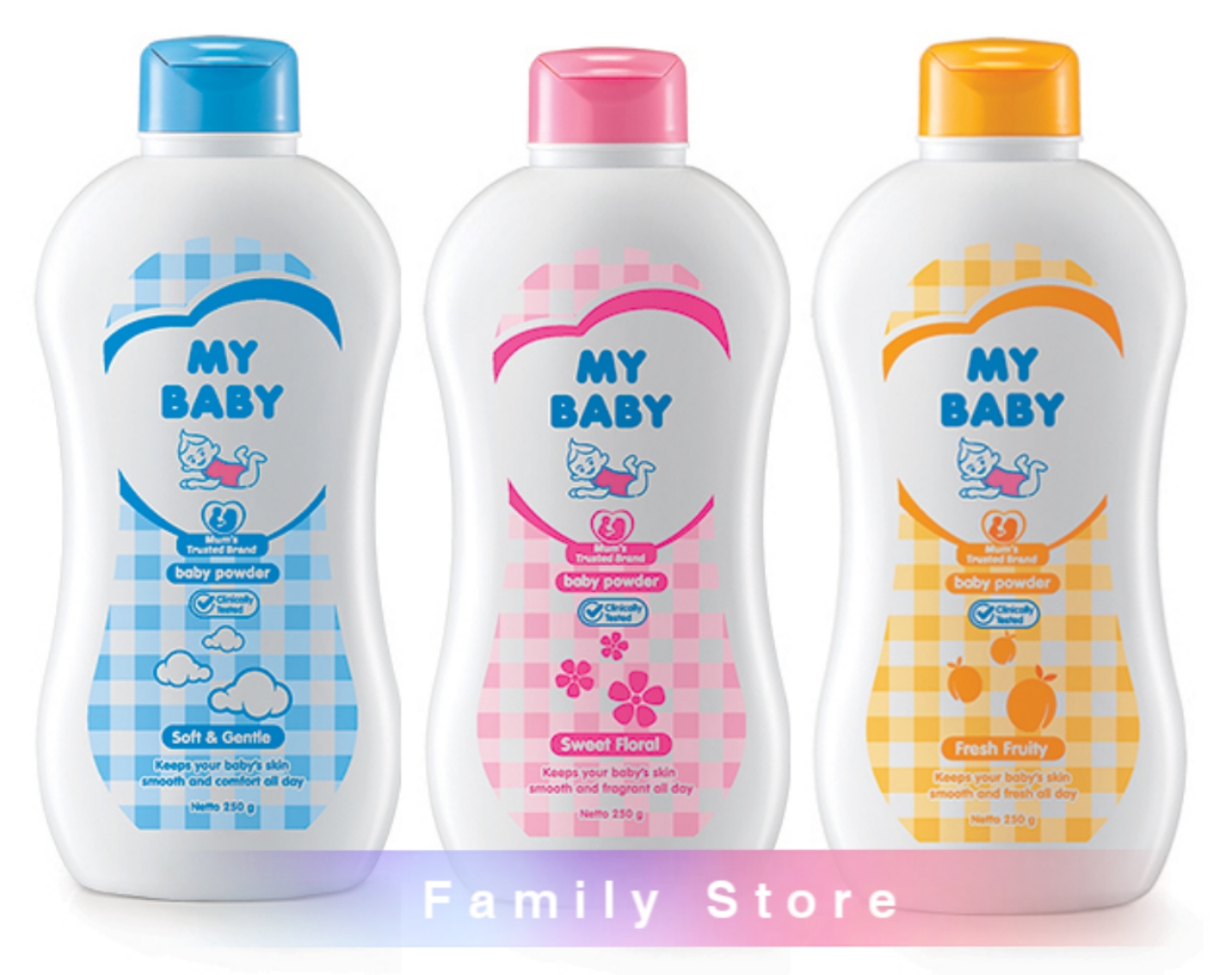 My Baby Baby Powder Baby Talc New Fragrance 100g + Extra 25%